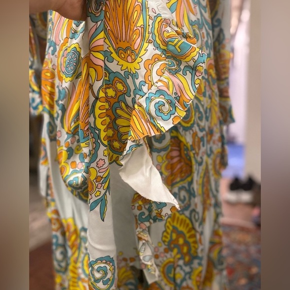 LANVIN Floral Printed Long Dress Runway - Picture 6 of 12